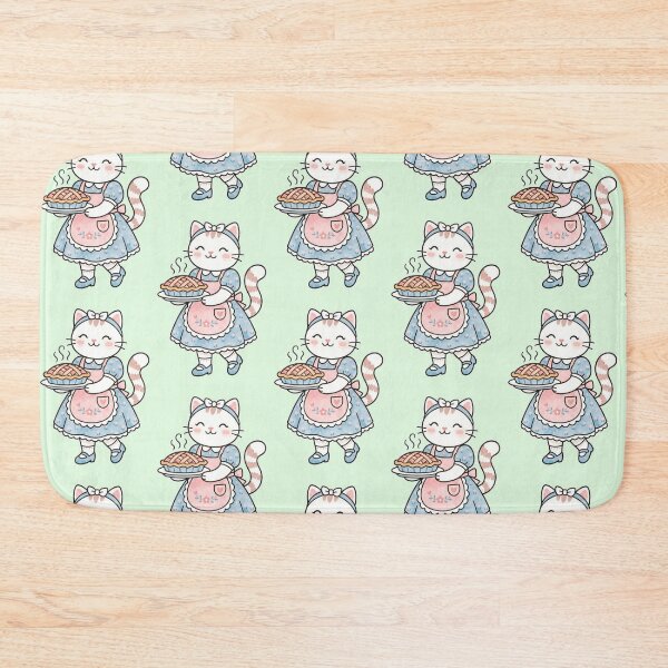 Item preview, Freshly Baked Pie Cat: Kawaii Cottagecore Baker designed and sold by CuteKats.
