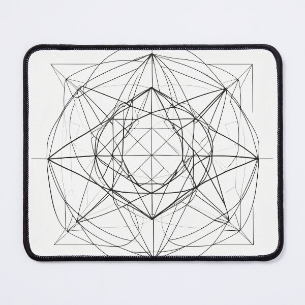 Item preview, Geometric Shapes Line Art Sticker designed and sold by CrippiCrippi.