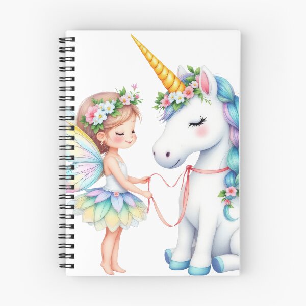 Item preview, Cute Fairy and Baby Unicorn designed and sold by butterflies-new.