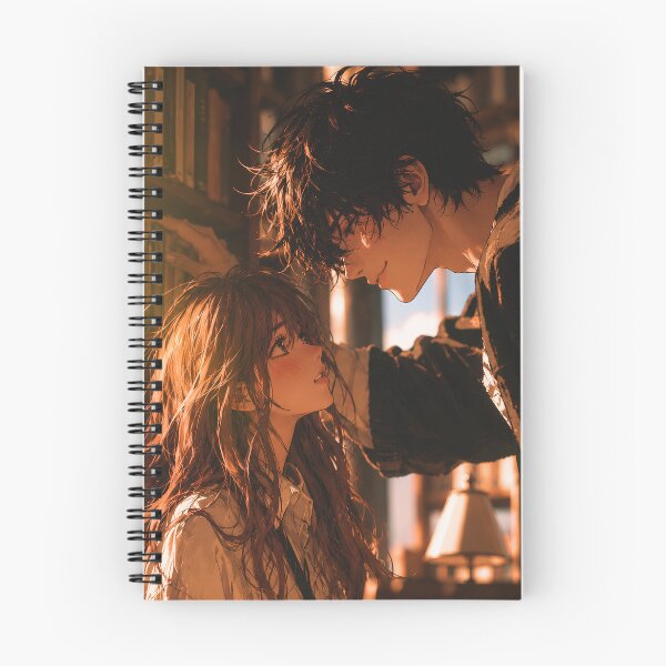 Item preview, Dark Romance Anime Couple In Library  designed and sold by Quiet Confessions.