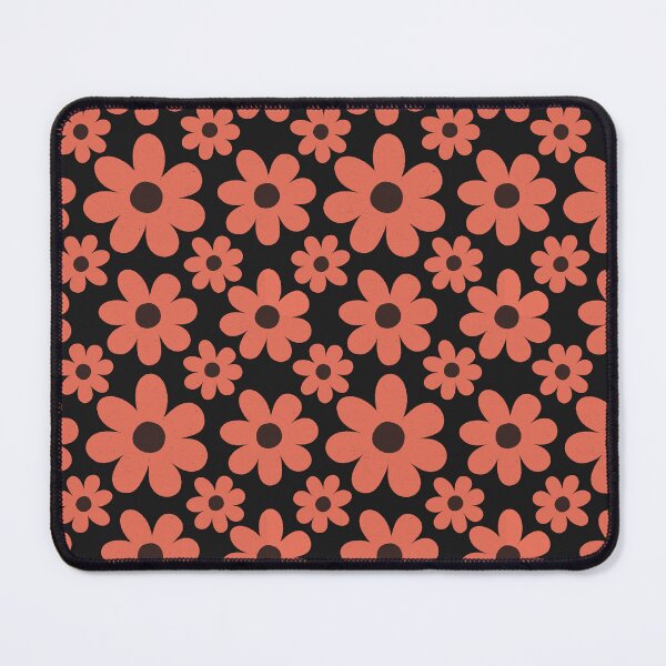 Item preview, Retro Terracotta Daisy Floral Pattern | Vintage 70s Groovy Peach Orange Flowers Botanical | Groovy Vintage Orange Daisy Floral Pattern designed and sold by VivaFy.