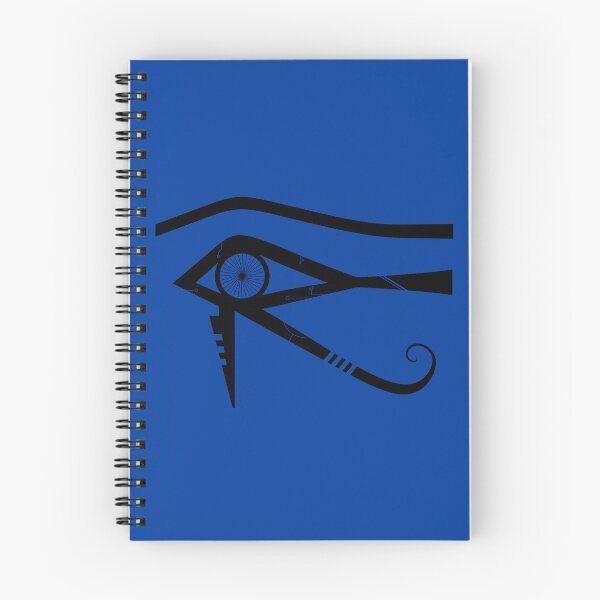 Artikelvorschau, Science-Fiction/Futuristisches Auge des Horus (Blauer Hintergrund) entworfen und verkauft von T Faul Arts.