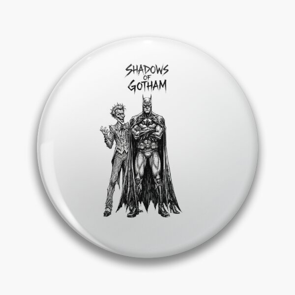 Item preview, Batman and Joker Shadows of Gotham Comic Artwork designed and sold by FreakToons.
