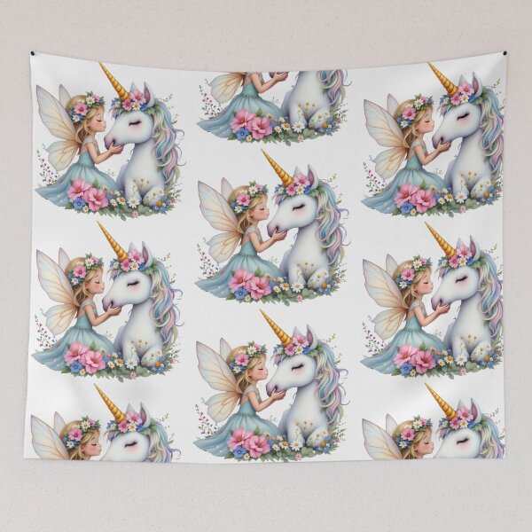 Item preview, Fairy Kisses Baby Unicorn Friend designed and sold by butterflies-new.