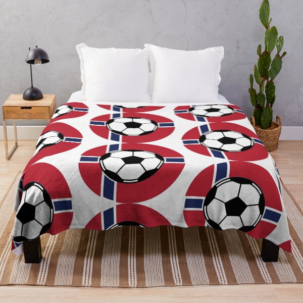 Item preview, Norway Norse Football Team Colors World Cup USA North America designed and sold by Rolographics1.
