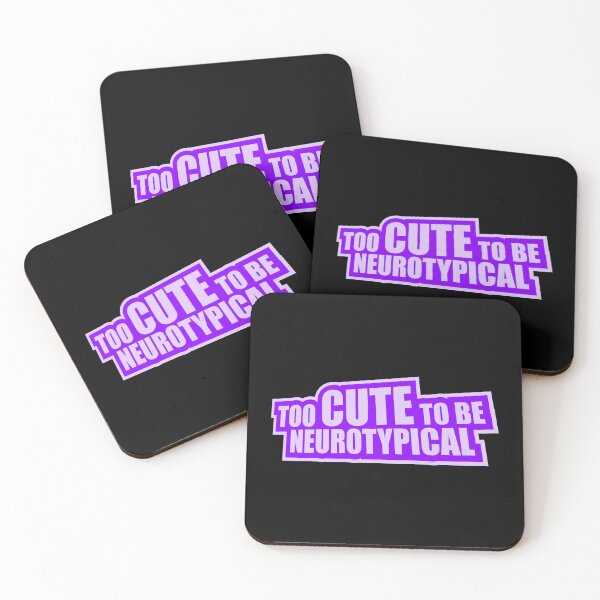 Item preview, Too Cute To Be Neurotypical Funny Autism Awareness designed and sold by shirt-o-mat.