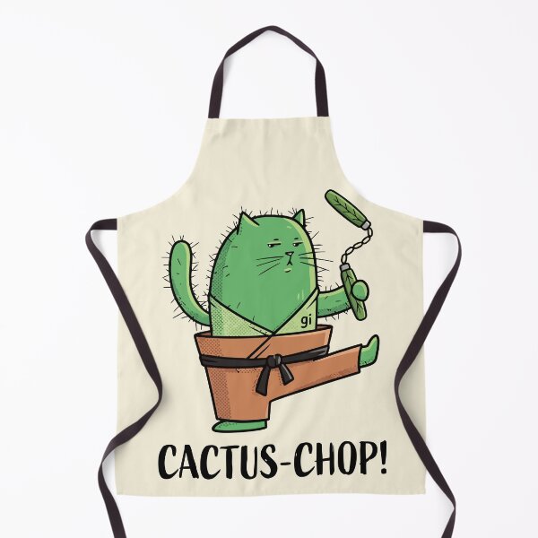 Item preview, Cactus Chop Martial Arts Cat Nunchucks Karate Succulent designed and sold by Amir Faysal.