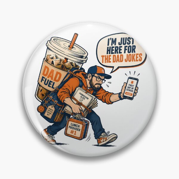 Item preview, Back To School Dad Jokes Overwhelmed Father Fuel designed and sold by chattsuede.