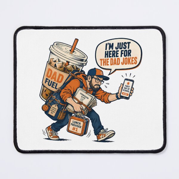 Item preview, Back To School Dad Jokes Overwhelmed Father Fuel designed and sold by chattsuede.