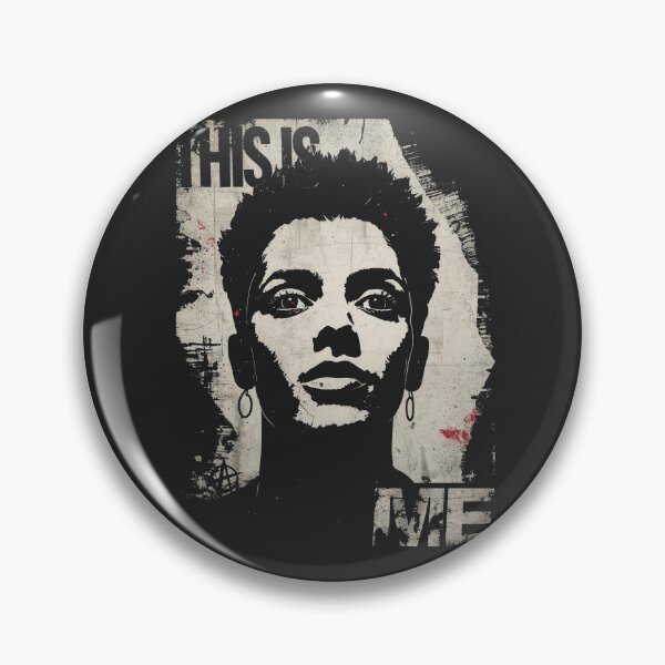 Item preview, This Is Me Punk Zine Graphic Portrait Art designed and sold by ERODED SELF.