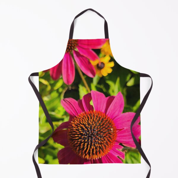 Item preview, Pink Coneflowers and Yellow Susans Floral Photo designed and sold by NikaNavi.
