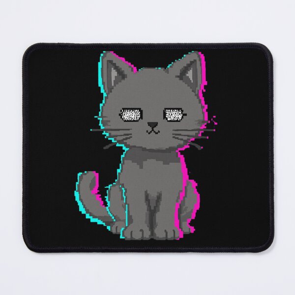 Item preview, Pixel Art Glitch Cat Retro Gaming Kitten designed and sold by jo-e-basta.