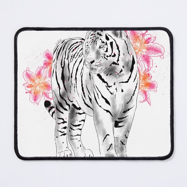 Item preview, Tiger and Lilies designed and sold by SideQWildlife.