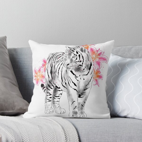 Item preview, Tiger and Lilies designed and sold by SideQWildlife.