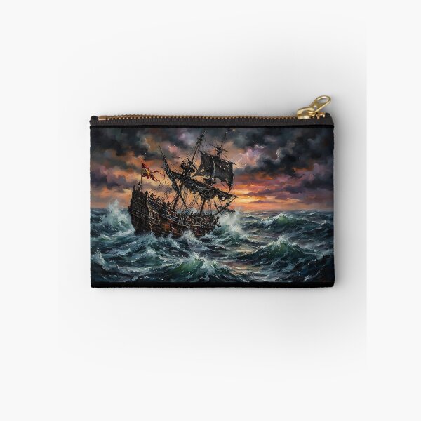 Item preview, Ancient ship in a stormy sea designed and sold by markmonty.