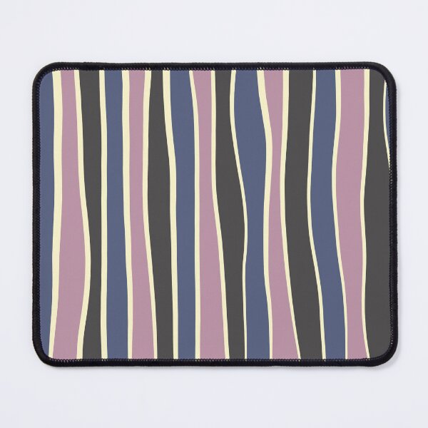 Item preview, Imperfect stripe pattern-Pink, black & Blue  designed and sold by Pattern Petals.
