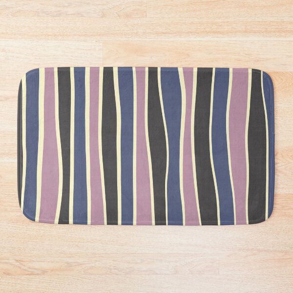 Item preview, Imperfect stripe pattern-Pink, black & Blue  designed and sold by Pattern Petals.