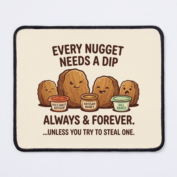 Item preview, Every Nugget Needs A Dip Funny Chicken Nuggets Sauces designed and sold by Amir Faysal.