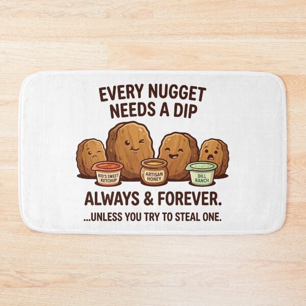 Item preview, Every Nugget Needs A Dip Funny Chicken Nuggets Sauces designed and sold by Amir Faysal.