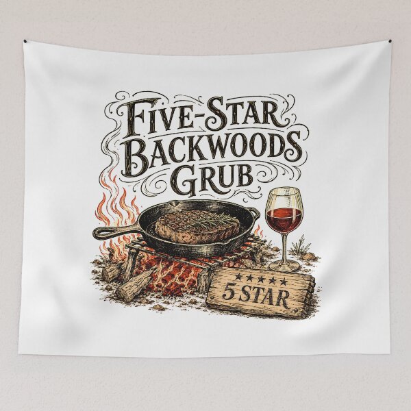 Item preview, Campfire Steak Gourmet Cast Iron Cooking designed and sold by chattsuede.