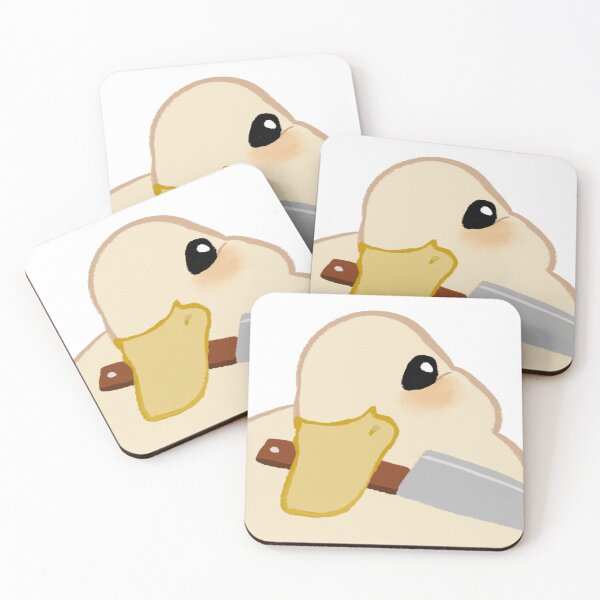 Item preview, Duck with a Knife designed and sold by Mushxx.