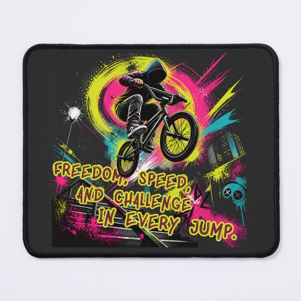Item preview, Freedom Speed And Challenge In Every Jump - Skateboarder & Biker Quote designed and sold by 2&4 corner.