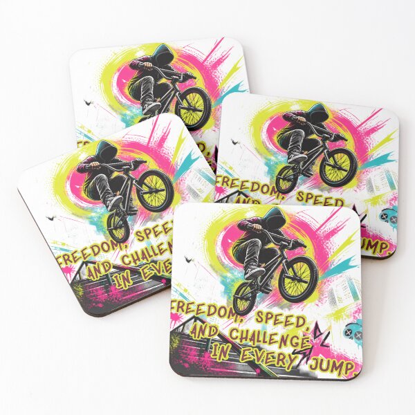 Item preview, Freedom Speed And Challenge In Every Jump - Skateboarder & Biker Quote designed and sold by 2&4 corner.