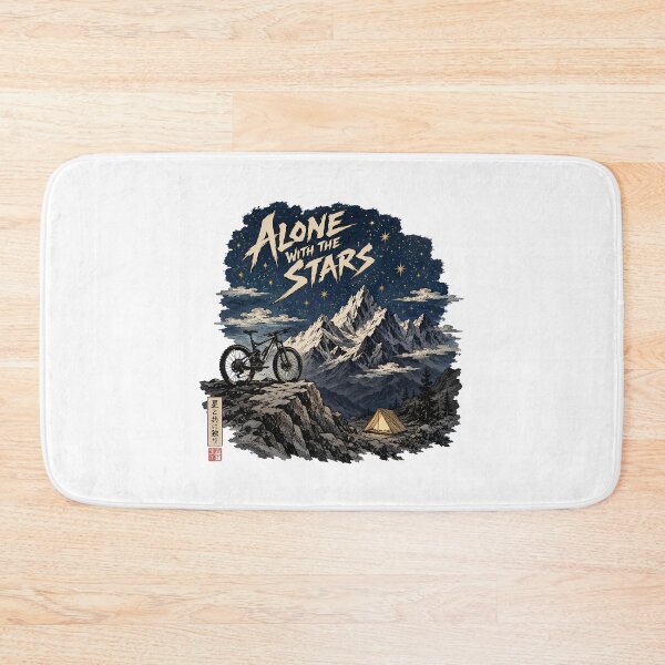 Item preview, Alone With The Stars Mountain Bike Solo Camping designed and sold by chattsuede.
