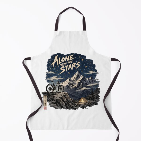 Item preview, Alone With The Stars Mountain Bike Solo Camping designed and sold by chattsuede.