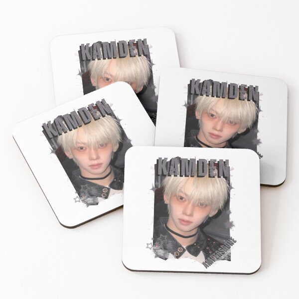 Item preview, AMPERS&ONEe Kamden Global KPOP Boy Group Black and White Collage Digital Art Portrait designed and sold by AJUNICE STUDIO.