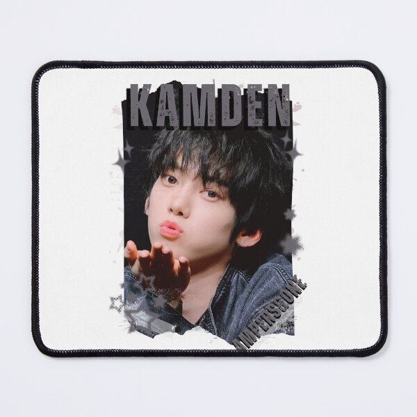 Item preview, AMPERS&ONEe Kamden Global KPOP Boy Group Black and White Collage Digital Art Portrait designed and sold by AJUNICE STUDIO.
