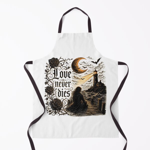 Item preview, Gothic Romantic Lighthouse Dark Fantasy Moonlit Scene designed and sold by chattsuede.