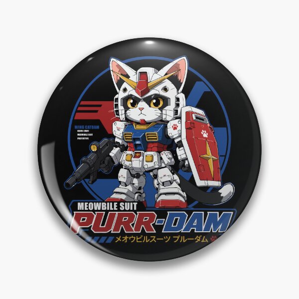 Item preview, Meowbile Suit Purr-Dam: Wing Catdam designed and sold by GhoulishGraphX.
