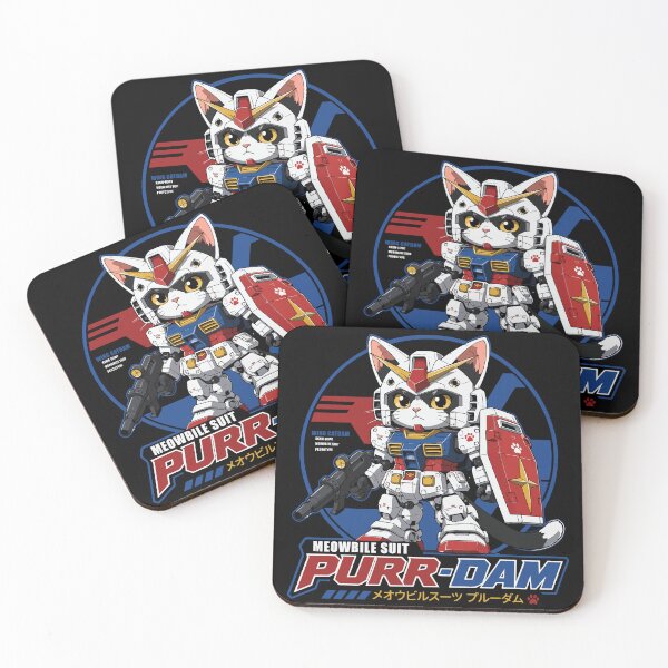 Item preview, Meowbile Suit Purr-Dam: Wing Catdam designed and sold by GhoulishGraphX.