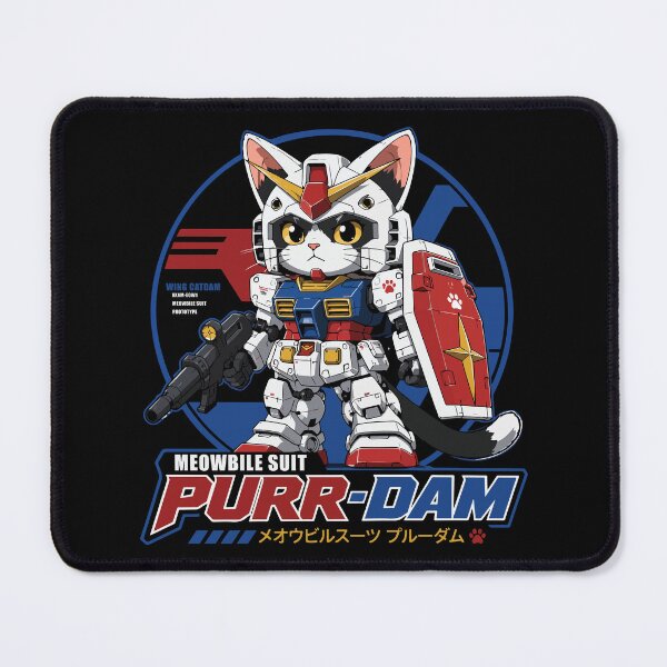Item preview, Meowbile Suit Purr-Dam: Wing Catdam designed and sold by GhoulishGraphX.