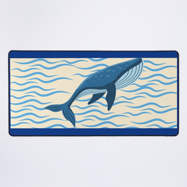 Item preview, Blue Humpback Whale designed and sold by MayaCordalia.