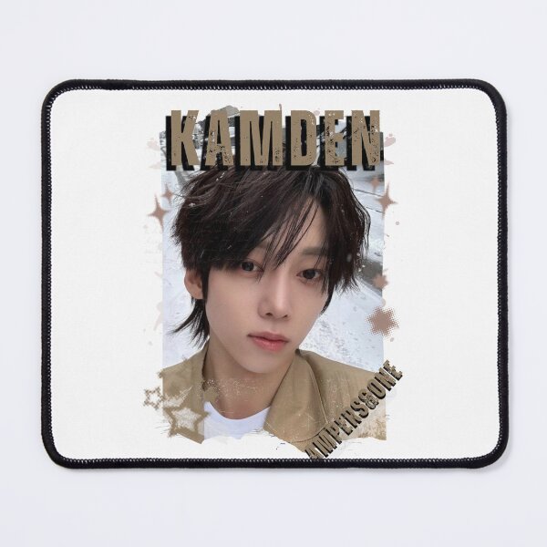 Item preview, AMPERS&ONEe Kamden Global KPOP Boy Group Black and White Collage Digital Art Portrait designed and sold by AJUNICE STUDIO.