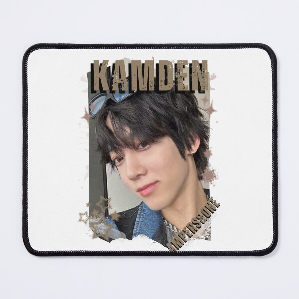 Item preview, AMPERS&ONEe Kamden Global KPOP Boy Group Black and White Collage Digital Art Portrait designed and sold by AJUNICE STUDIO.