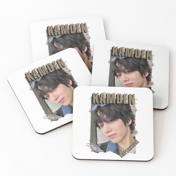 Item preview, AMPERS&ONEe Kamden Global KPOP Boy Group Black and White Collage Digital Art Portrait designed and sold by AJUNICE STUDIO.