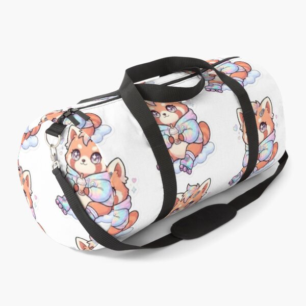 Item preview, Red Panda with Boba & Skates designed and sold by Snurly.