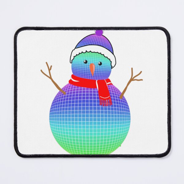 Item preview, retro mosaic snowman design designed and sold by ElizaErger.
