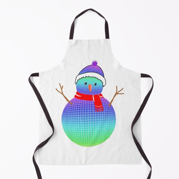 Item preview, retro mosaic snowman design designed and sold by ElizaErger.