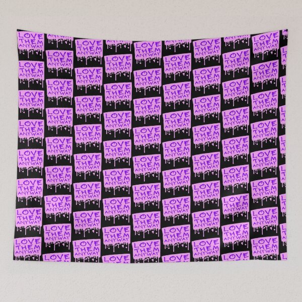 Item preview, Love Them Anyway Heartfelt Unconditional Love Logo designed and sold by shirt-o-mat.