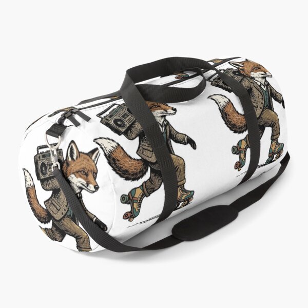 Item preview, Retro Roller Skate Fox Boombox Hipster Woodland Animal designed and sold by Amir Faysal.