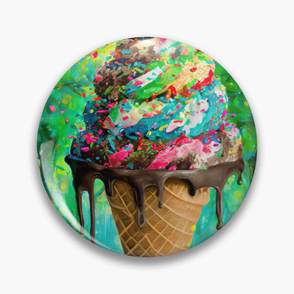Item preview, Ice Cream Cone with Chocolate Syrup. designed and sold by NickTshirts.