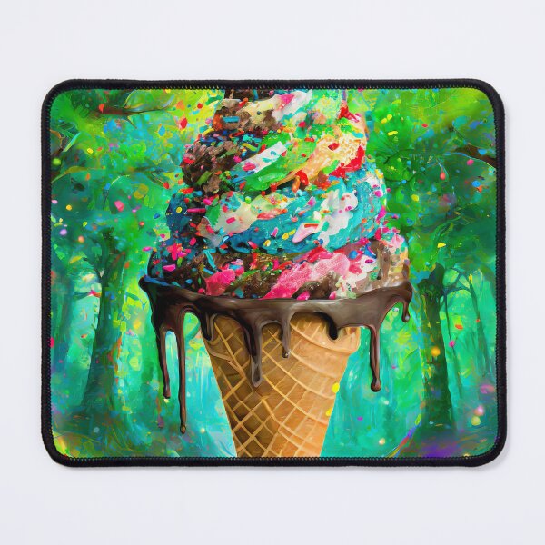 Item preview, Ice Cream Cone with Chocolate Syrup. designed and sold by NickTshirts.