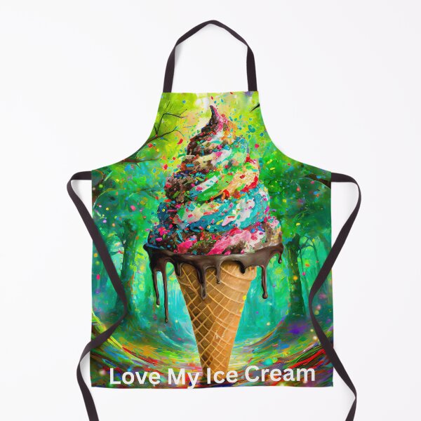 Item preview, Ice Cream Cone with Chocolate Syrup. designed and sold by NickTshirts.
