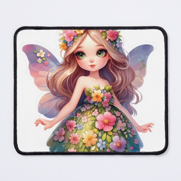 Item preview, Cute Floral Fairy Sticker Design designed and sold by butterflies-new.