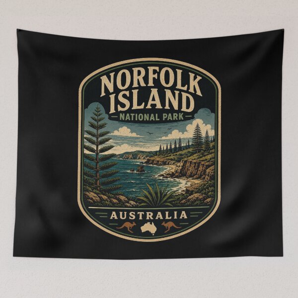 Item preview, Norfolk Island National Park - Australia designed and sold by GoodOldVintage.