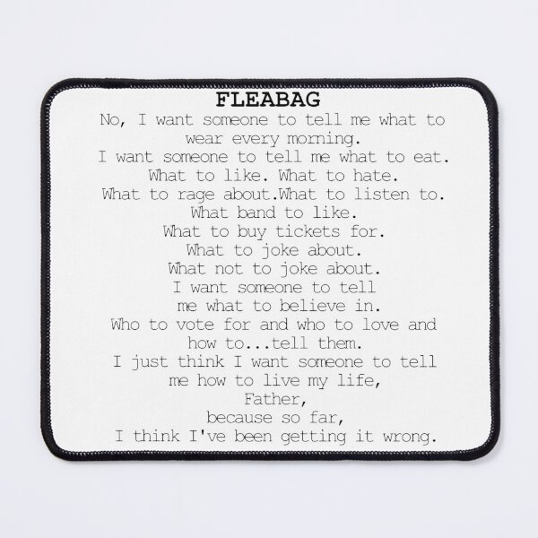 Item preview, Fleabag script designed and sold by eemilystickers.